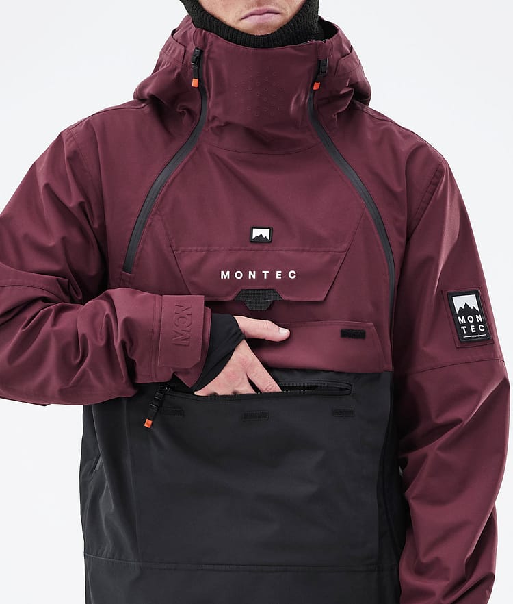 Montec Doom 21 Laskettelutakki Miehet Burgundy/Black, Image 11 of 13
