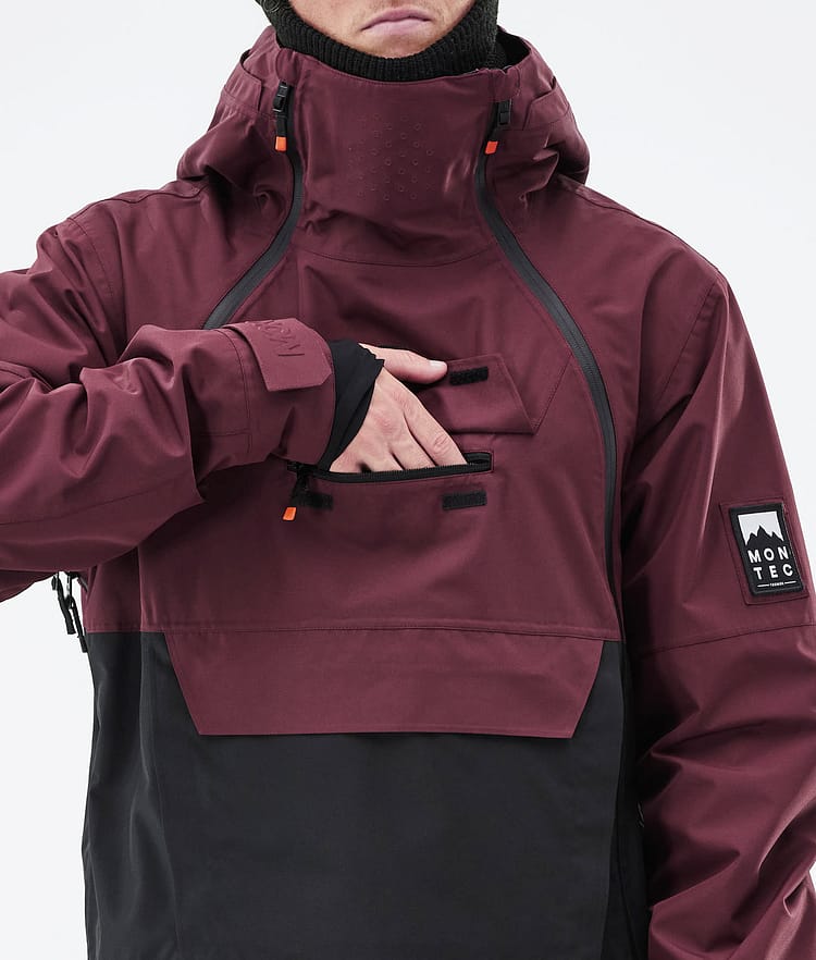 Montec Doom 21 Laskettelutakki Miehet Burgundy/Black, Image 12 of 13
