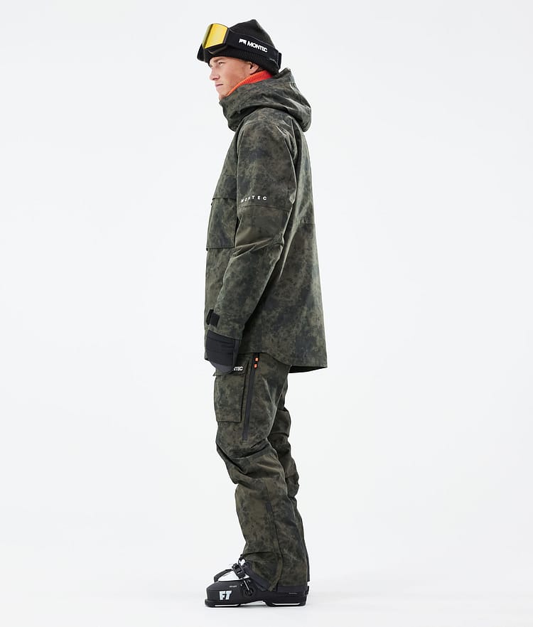 Montec Dune 21 Laskettelutakki Miehet Olive Green Tiedye, Image 6 of 11