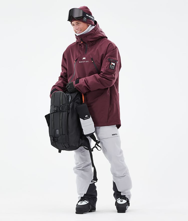Montec Anzu Laskettelutakki Miehet Burgundy, Image 4 of 11