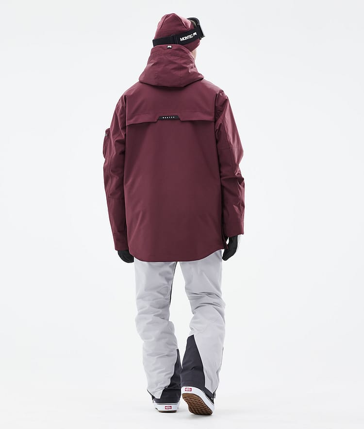 Montec Anzu Lumilautailutakki Miehet Burgundy, Image 6 of 11