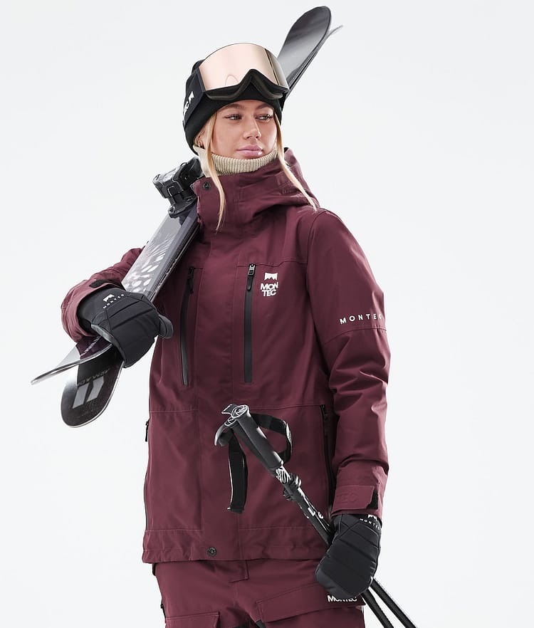 Montec Fawk W 21 Laskettelutakki Naiset Burgundy, Image 2 of 11