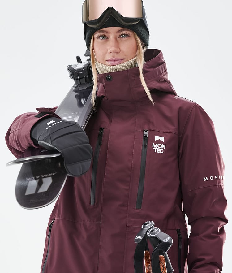 Montec Fawk W 21 Laskettelutakki Naiset Burgundy, Image 3 of 11