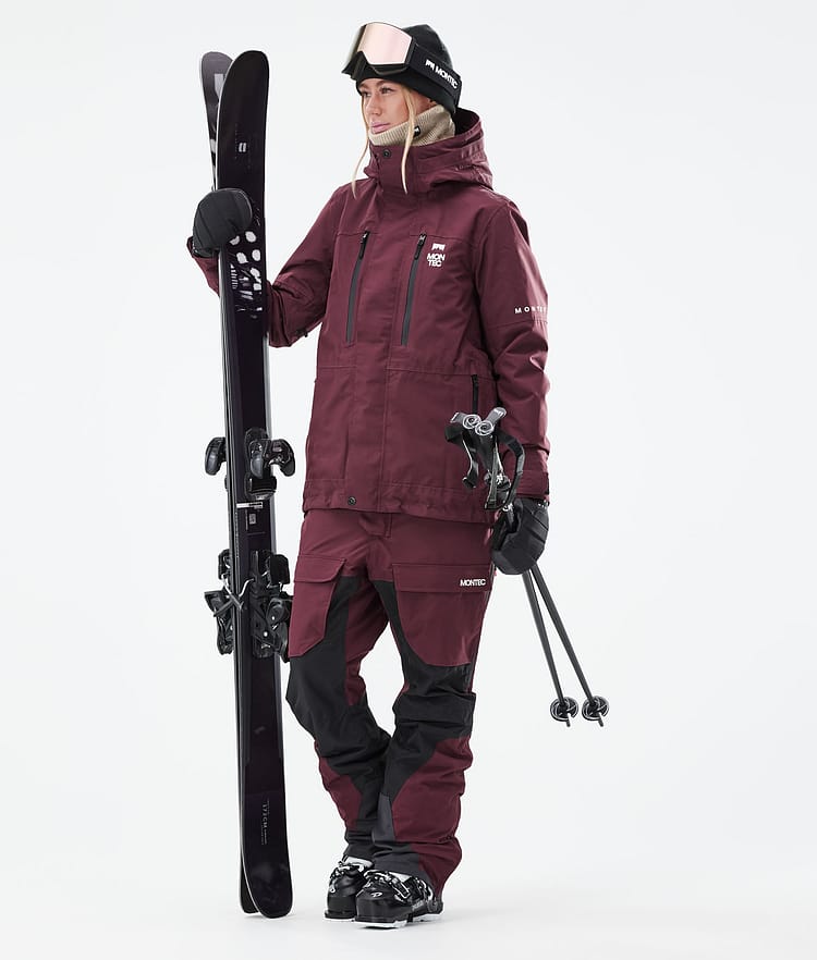 Montec Fawk W 21 Laskettelutakki Naiset Burgundy, Image 4 of 11
