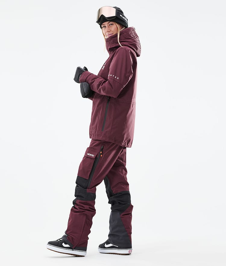 Montec Fawk W 21 Lumilautailutakki Naiset Burgundy, Image 5 of 11