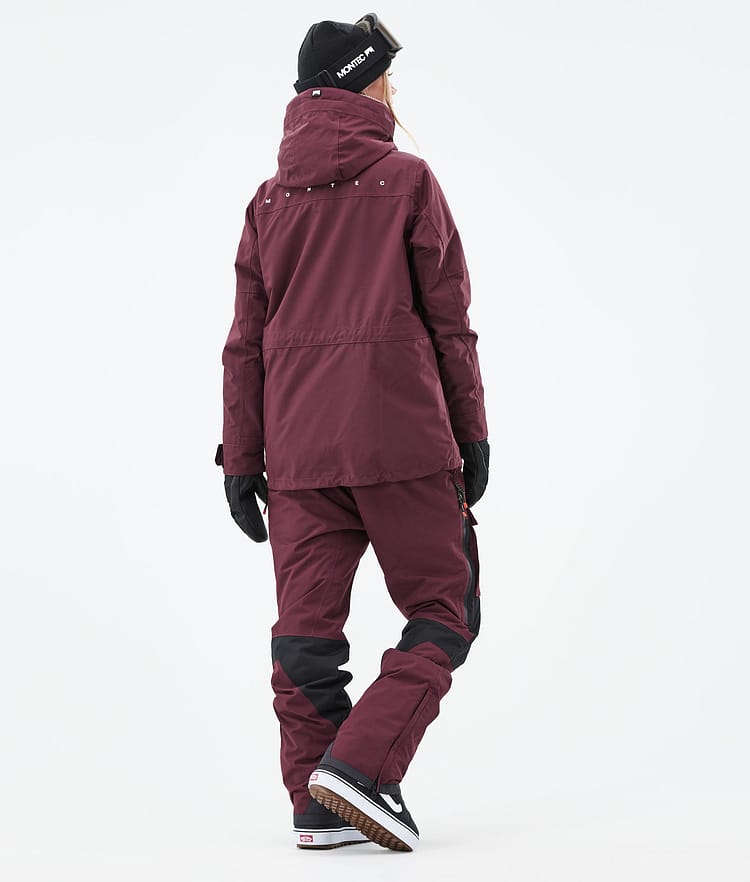 Montec Fawk W 21 Lumilautailutakki Naiset Burgundy, Image 6 of 11