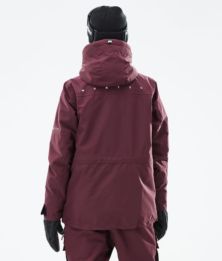 Montec Fawk W 21 Lumilautailutakki Naiset Burgundy, Image 8 of 11