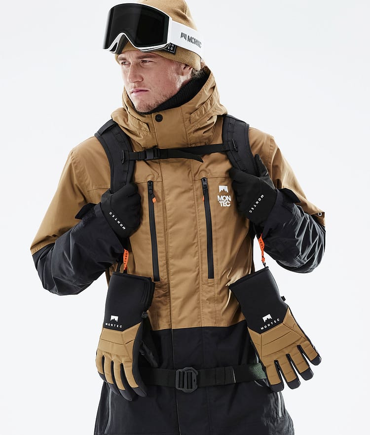 Montec Fawk 21 Lumilautailutakki Miehet Gold/Black, Image 3 of 12