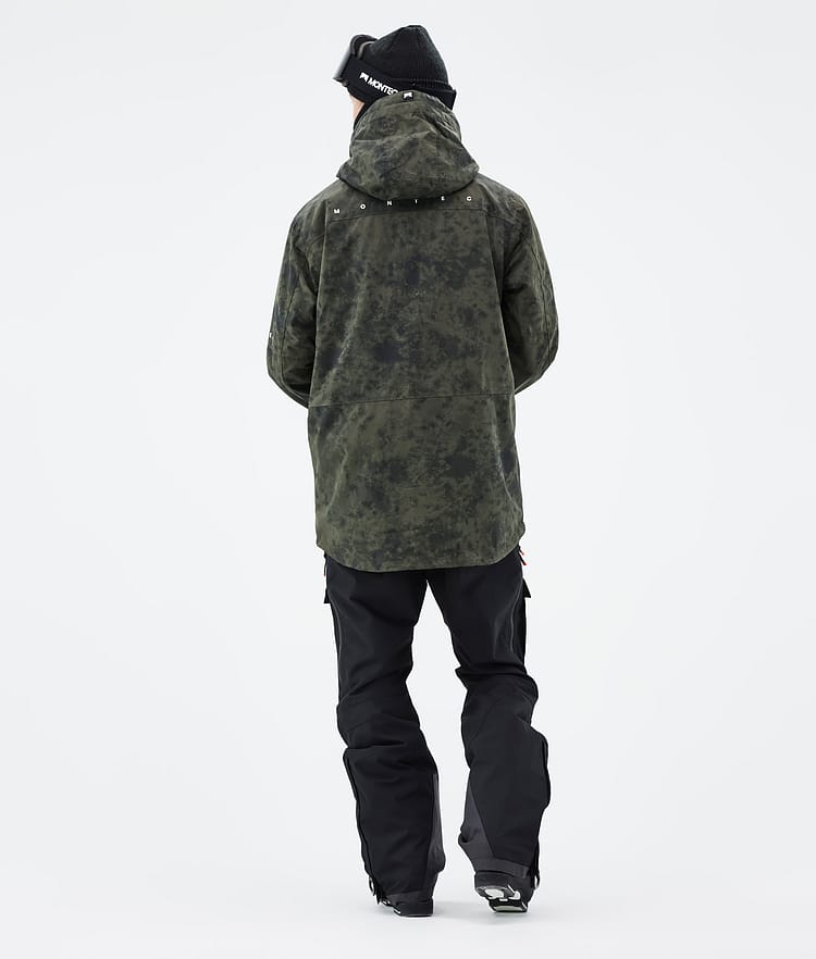 Montec Fawk 21 Laskettelutakki Miehet Olive Green Tiedye, Image 5 of 10