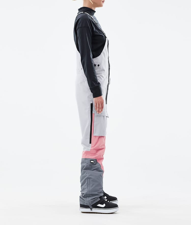 Montec Fawk W 21 Lumilautailuhousut Naiset Light Grey/Pink/Light Pearl, Image 2 of 6