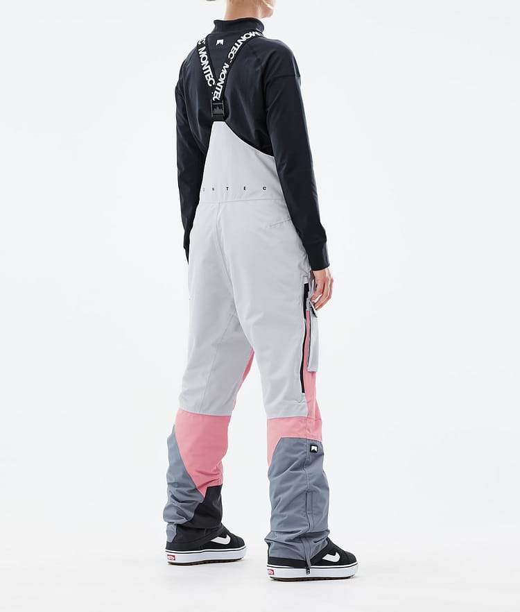 Montec Fawk W 21 Lumilautailuhousut Naiset Light Grey/Pink/Light Pearl, Image 3 of 6