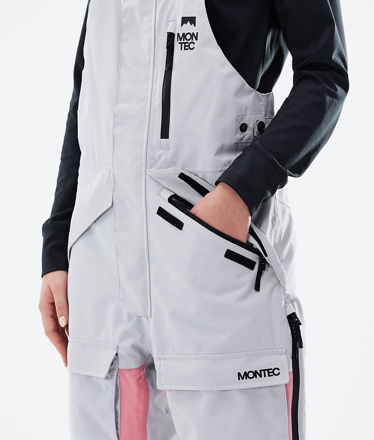 Montec Fawk W 21 Lumilautailuhousut Naiset Light Grey/Pink/Light Pearl, Image 4 of 6