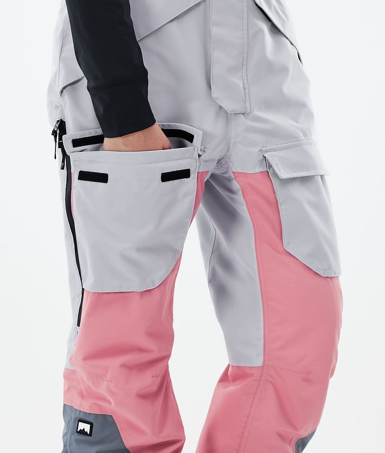 Montec Fawk W 21 Lumilautailuhousut Naiset Light Grey/Pink/Light Pearl, Image 6 of 6