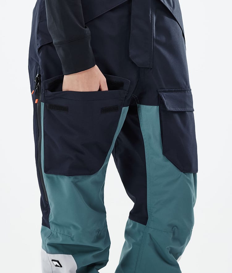 Montec Fawk W 21 Lasketteluhousut Naiset Marine/Atlantic/Light Grey, Image 6 of 6