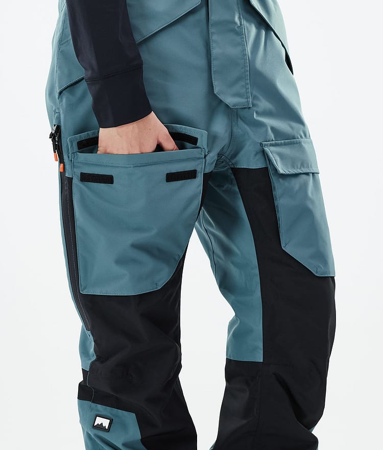 Montec Fawk W 21 Lumilautailuhousut Naiset Atlantic/Black, Image 6 of 6