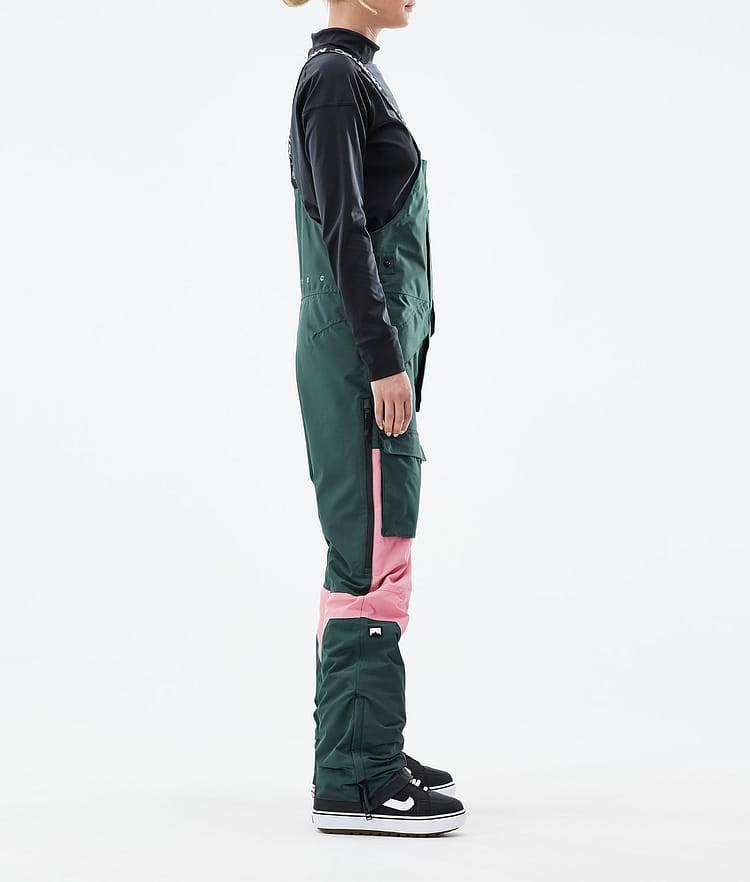 Montec Fawk W 21 Lumilautailuhousut Naiset Dark Atlantic/Pink, Image 2 of 6