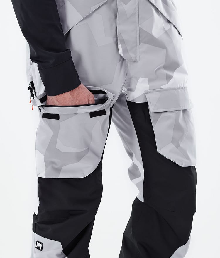 Montec Fawk 21 Lumilautailuhousut Miehet Snow Camo/Black, Image 6 of 6