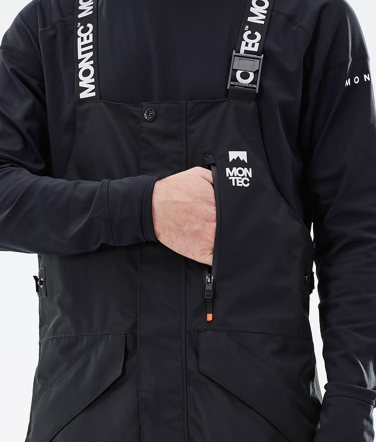 Montec Fawk 21 Lumilautailuhousut Miehet Black/Light Grey/Black, Image 5 of 6