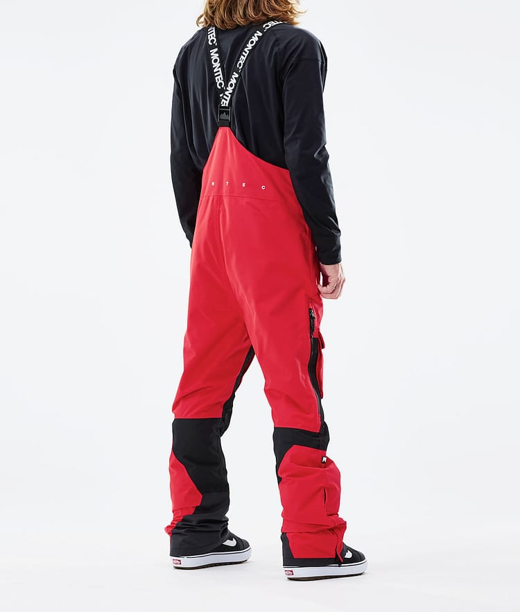 Montec Fawk 21 Lumilautailuhousut Miehet Red/Black, Image 3 of 6