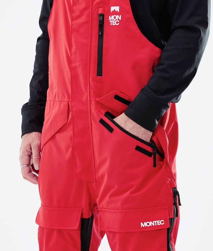 Montec Fawk 21 Lumilautailuhousut Miehet Red/Black, Image 4 of 6