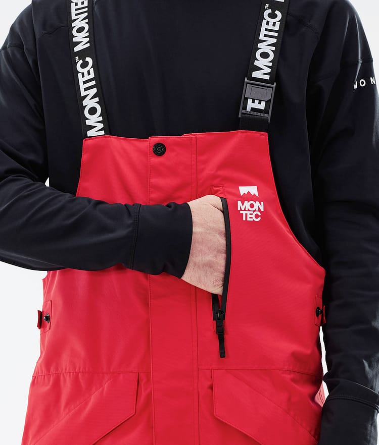 Montec Fawk 21 Lumilautailuhousut Miehet Red/Black, Image 5 of 6