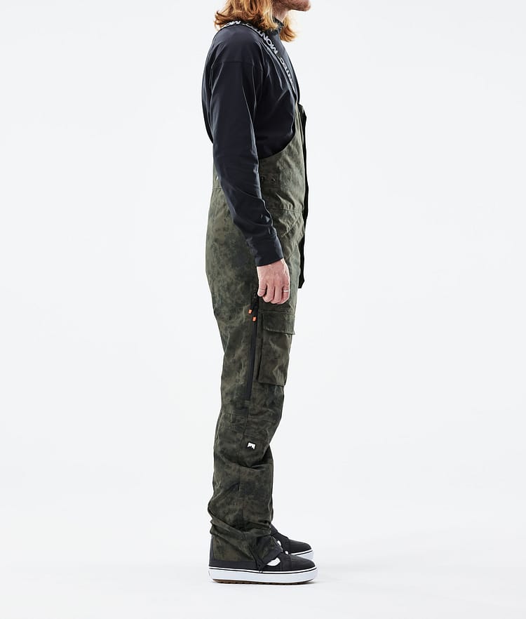 Montec Fawk 21 Lumilautailuhousut Miehet Olive Green Tiedye, Image 2 of 6