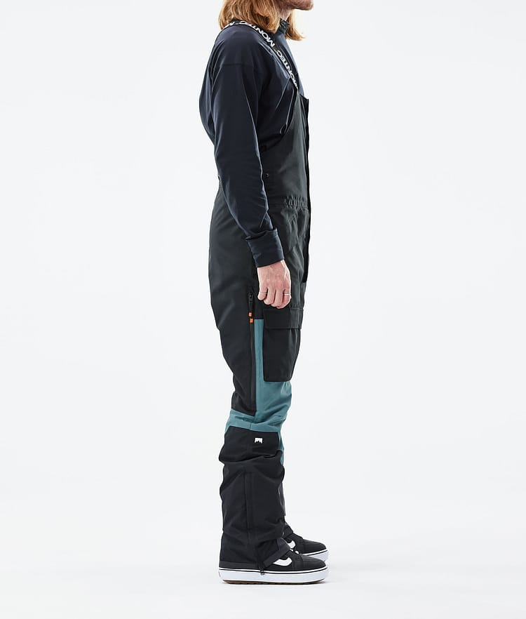 Montec Fawk 21 Lumilautailuhousut Miehet Black/Atlantic, Image 2 of 6