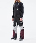 Montec Fawk 2021 Lumilautailuhousut Miehet Black/Light Grey/Burgundy, Kuva 1 / 6