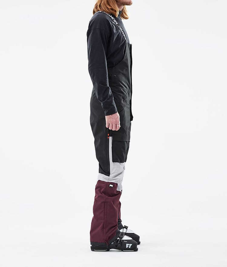 Montec Fawk 2021 Lasketteluhousut Miehet Black/Light Grey/Burgundy, Kuva 2 / 6