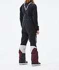 Montec Fawk 2021 Lumilautailuhousut Miehet Black/Light Grey/Burgundy, Kuva 3 / 6
