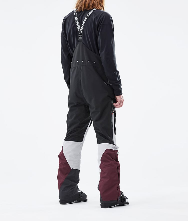 Montec Fawk 2021 Lasketteluhousut Miehet Black/Light Grey/Burgundy, Kuva 3 / 6