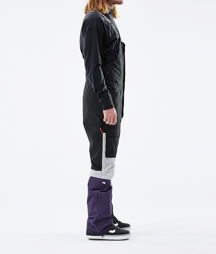 Montec Fawk 21 Lumilautailuhousut Miehet Black/Light Grey/Purple, Image 2 of 6