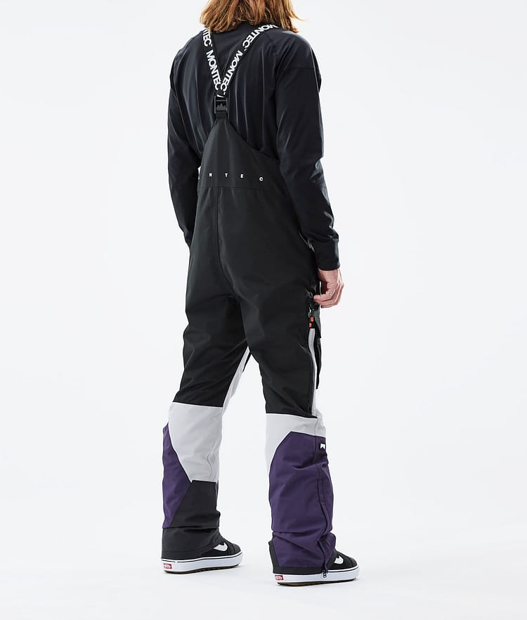 Montec Fawk 21 Lumilautailuhousut Miehet Black/Light Grey/Purple, Image 3 of 6