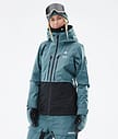 Montec Moss W 21 Lumilautailutakki Naiset Atlantic/Black