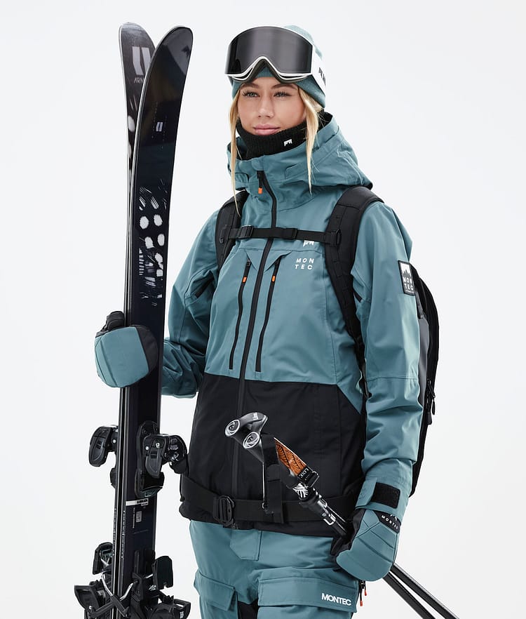 Montec Moss W 21 Laskettelutakki Naiset Atlantic/Black, Image 3 of 12