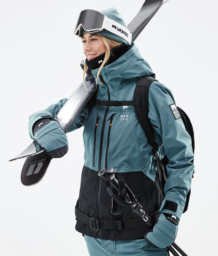 Montec Moss W 21 Laskettelutakki Naiset Atlantic/Black, Image 4 of 12