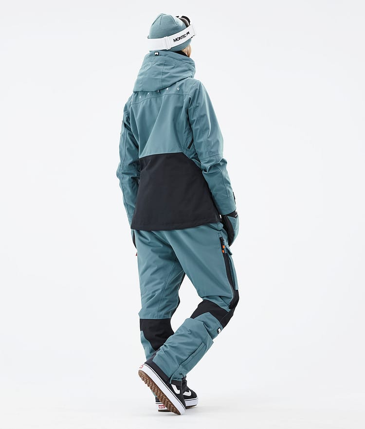 Montec Moss W 21 Lumilautailutakki Naiset Atlantic/Black, Image 7 of 12
