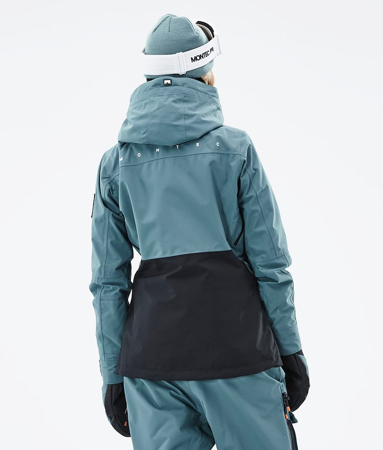Montec Moss W 21 Lumilautailutakki Naiset Atlantic/Black, Image 9 of 12