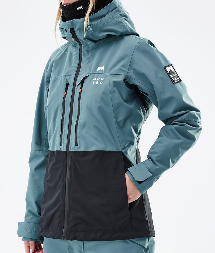 Montec Moss W 21 Lumilautailutakki Naiset Atlantic/Black, Image 10 of 12