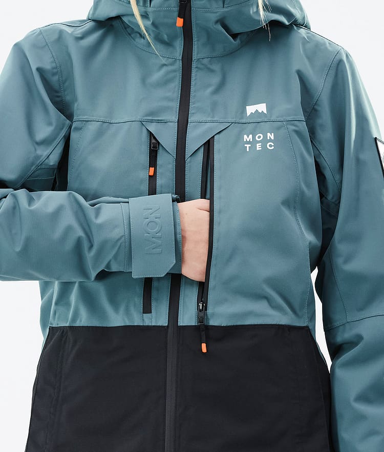 Montec Moss W 21 Lumilautailutakki Naiset Atlantic/Black, Image 11 of 12