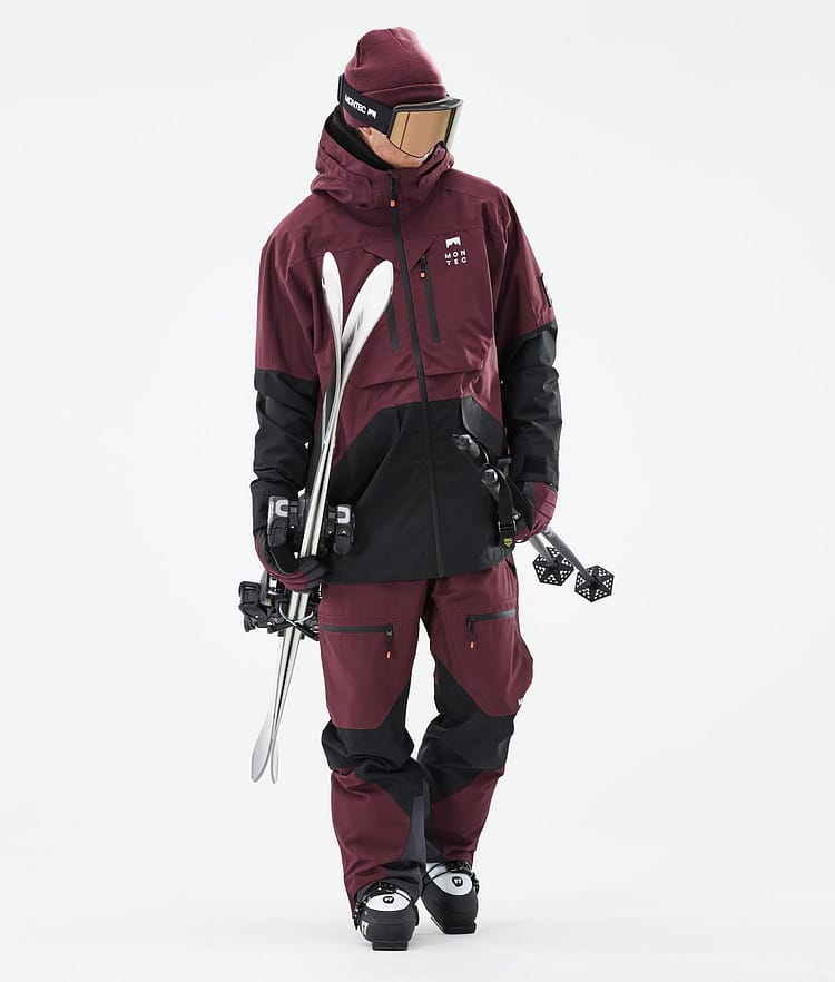 Montec Moss 21 Laskettelutakki Miehet Burgundy/Black, Image 6 of 13
