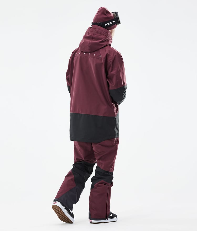 Montec Moss 21 Lumilautailutakki Miehet Burgundy/Black, Image 8 of 13