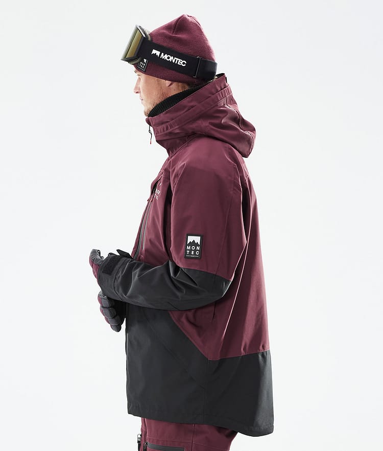 Montec Moss 21 Lumilautailutakki Miehet Burgundy/Black, Image 9 of 13