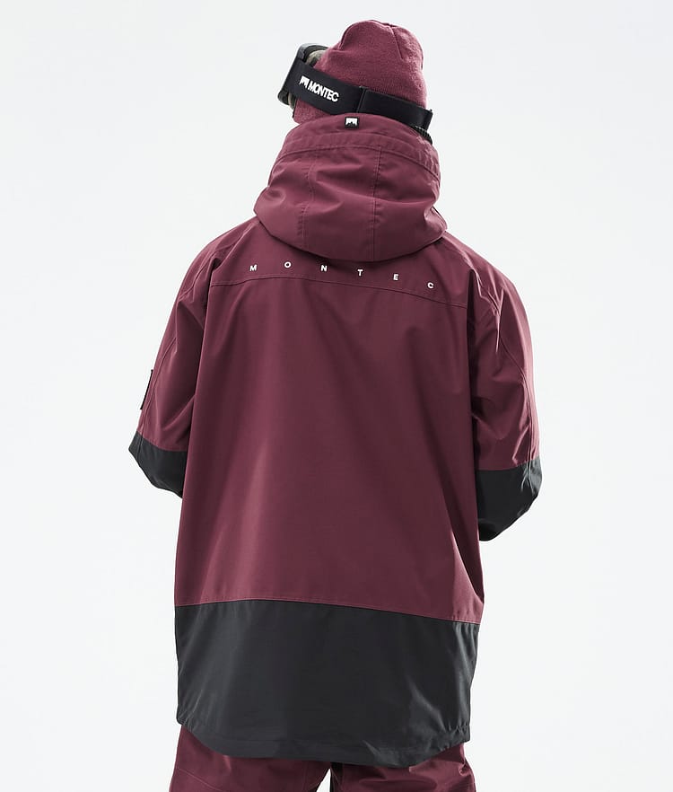 Montec Moss 21 Lumilautailutakki Miehet Burgundy/Black, Image 10 of 13