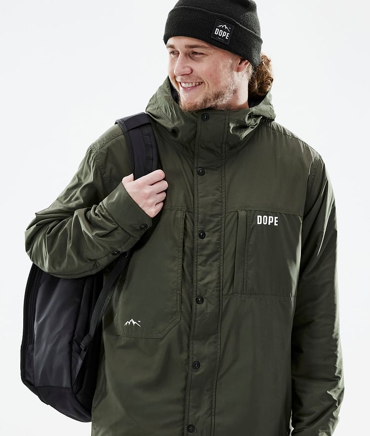 Dope Insulated Välikerrostakki Ulkoilu Miehet Olive Green, Image 2 of 12