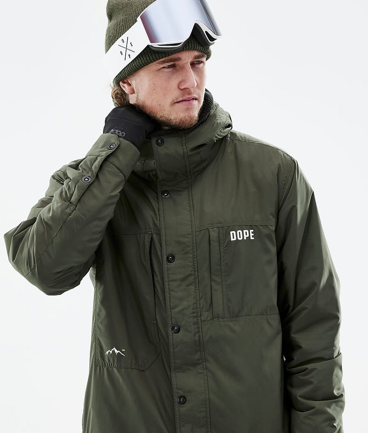 Dope Insulated Välikerrostakki Miehet Olive Green, Image 3 of 12