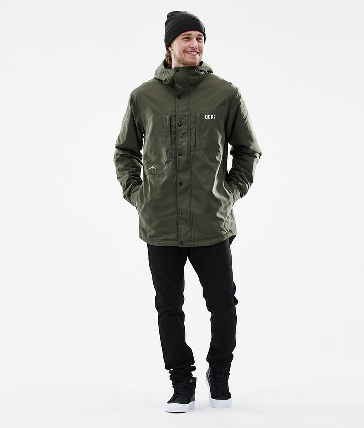 Dope Insulated Välikerrostakki Ulkoilu Miehet Olive Green, Image 4 of 12