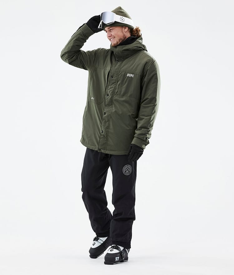 Dope Insulated Välikerrostakki Laskettelu Miehet Olive Green, Image 5 of 12