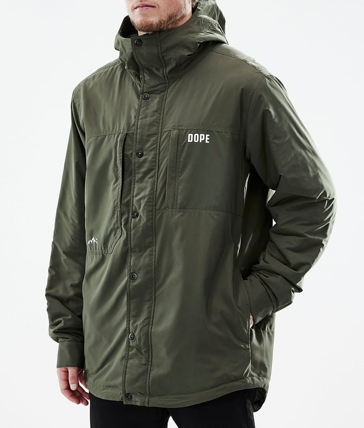 Dope Insulated Välikerrostakki Ulkoilu Miehet Olive Green, Image 9 of 12