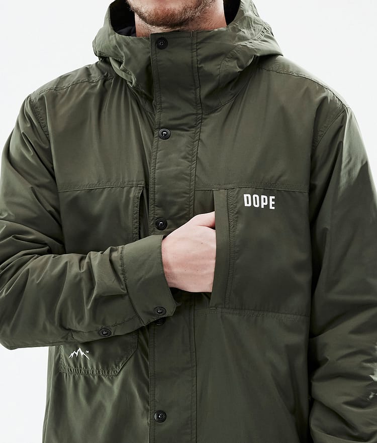 Dope Insulated Välikerrostakki Ulkoilu Miehet Olive Green, Image 10 of 12